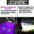 Lanterna Cabeça Gold Sports UV e Leds Recarregáveis 4 Model Bateria de Lítio A Prova Água - Imagem 6