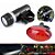 Kit Lanterna Gold Sports Segurança Bicicleta Led Traseira E Frontal - Imagem 2