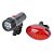 Kit Lanterna Gold Sports Segurança Bicicleta Led Traseira E Frontal - Imagem 1