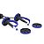Roda para exercício abdominal com  elástico Golds Sports Revoflex Extreme Az CBR03075 - Imagem 4