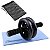 O Kit Roda Abdominal Dupla Gold Sports Exercise Pro - 2 rodas 1 Tapete de Apoio e 1 Mesh Bag - Imagem 4