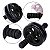 O Kit Roda Abdominal Dupla Gold Sports Exercise Pro - 2 rodas 1 Tapete de Apoio e 1 Mesh Bag - Imagem 5