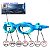 Óculos De Natação Gold Sports Little Fashion Fish High Definition 7,0 - Imagem 3