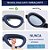 Óculos De Natação Gold Sports Rabiala - Adulto de Silicone Ultra Soft - Imagem 6