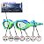 Óculos De Natação Gold Sports Little Fashion Fish High Definition 7,0 - Imagem 6