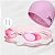 Kit Òculos De Natação Junior Gold Sports New Shark -Touca - Protetor de Ouvido - Imagem 4