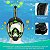 Mascara Subaquática de de Mergulho Gold Sports Gold Full Face Com Snorkel - Imagem 18