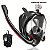 Mascara Subaquática de de Mergulho Gold Sports Full Face Maui Double Snorkel - Imagem 2