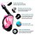 Mascara Subaquática de de Mergulho Gold Sports Full Face Com Snorkel - Imagem 3
