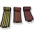 Kit Hip Mini Band Gold Sports Super Anti Derrapante 3 Peças Forte Média Fraca - Imagem 1
