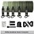 Kit Multi Extensores Elásticos Gold Sports Super Pro até 70Kgs - Imagem 2