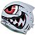 Touca De Natação Gold Sports Kids Bad Shark De Silicone - Imagem 1