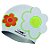 Touca De Natação Gold Sports Kids Flower De Silicone - Imagem 4