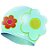 Touca De Natação Gold Sports Kids Flower De Silicone - Imagem 2