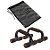 Kit  Apoio Para Flexão Gold Sports Pro II em Pvc  e PP - 2 Unds Mais Uma Mesh Bag - Imagem 1