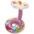 Boia Gold Sports Cogumelo Infantil  Bebê e Criança Com Sombreiro Protege Do Sol e Assento - Imagem 3