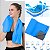 Kit Toalha de Microfibra Gold Sports Com Capa de Silicone e Mosquetão Ice Cool - 30x88 cms - Imagem 4