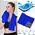 Kit Toalha de Microfibra Gold Sports Com Capa de Silicone e Mosquetão Ice Cool - 30x88 cms - Imagem 2