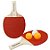 Kit Tenis de Mesa Gold Sports Pro Lazer - 2 Raquetes e 3 Bolas - Imagem 2