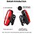 Lanterna traseira de Bike Gold Sports Strong  Com Cabo Usb - Imagem 4