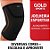 Joelheira De Compressão Gold Sports Elástica Estabilidade e Fortalecimento - Imagem 10