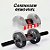 Kit Roda Abdominal Gold Sports Dupla Rolinho com Tapete de Apoio - Imagem 3