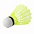 Kit Peteca de Badminton Gold Sports Nylon Amarelo 12 unidades - Imagem 4
