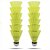 Kit Peteca de Badminton Gold Sports Nylon Amarelo 12 unidades - Imagem 2