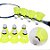Kit Peteca de Badminton Gold Sports Nylon Amarelo 12 unidades - Imagem 9