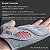 Luva Fitiness Gold Sports Athlgtics Gel Meio Dedos - Anti Slip Com Silicone e Respirável - Imagem 3