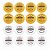 Bolas de Tênis de Mesa Gold Sports Binshen Premium 40+ 3 Estrelas - Imagem 2