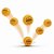 Bolas de Tênis de Mesa Gold Sports Binshen Premium 40+ 3 Estrelas - Imagem 5