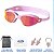 Kit Óculos De Natação Gold Sports Lince Demi Mirror HD-Mesh Bag -Clip Nasal e Protetor deOuvido - Imagem 2