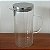 Jarra de Água/Suco Cool de Vidro Com tampa inox 1,3L – Wincy - Imagem 1