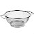 Escorredor Multiuso De Inox Para Massas Escorredor Com Alça 21x8CM - Imagem 1