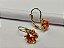 Brinco Floral com Pedra Scarlate - Imagem 7