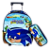 Kit Mochila Infantil Masculina Sonic Lancheira Estojo Grande Com Rodinha - Imagem 1