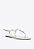 SCHUTZ SANDÁLIA RASTEIRA CRYSTAL  LOGO PRATA - Imagem 4
