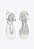 SCHUTZ SANDÁLIA RASTEIRA CRYSTAL  LOGO PRATA - Imagem 6