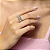 Anel nove linhas rodio e zirconia - Imagem 2