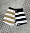 Bermuda Hugo Boss Preto | Branco | Dourado - BG046 - Imagem 1
