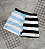Bermuda Hugo Boss Preto | Branco | Azul - Imagem 1