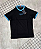 Camiseta Peruana Tommy Hilfiger Preto e Azul - CP113 - Imagem 1