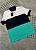 Camiseta Polo Aleatory Branco | Verde | Preto - AY019 - Imagem 1