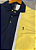Camiseta Polo Aleatory Azul Marinho | Amarelo - AY011 - Imagem 2