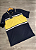 Camiseta Polo Aleatory Azul Marinho | Amarelo | Branco - AY021 - Imagem 1
