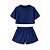 Kit molde camiseta boxer e shorts amplo feminino infantil 2/4/6/8/10/12/14 - Imagem 1