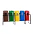 Conjunto Coleta Seletiva Dutra Plásticos 60L com 5 Lixeiras. - Imagem 2
