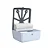 Dispenser p/toalha 1/3D. cinza/branco New Classic - Nobre - Imagem 3
