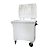 Container de Lixo ou Lixeira Branco em Plástico 1000L - Imagem 3